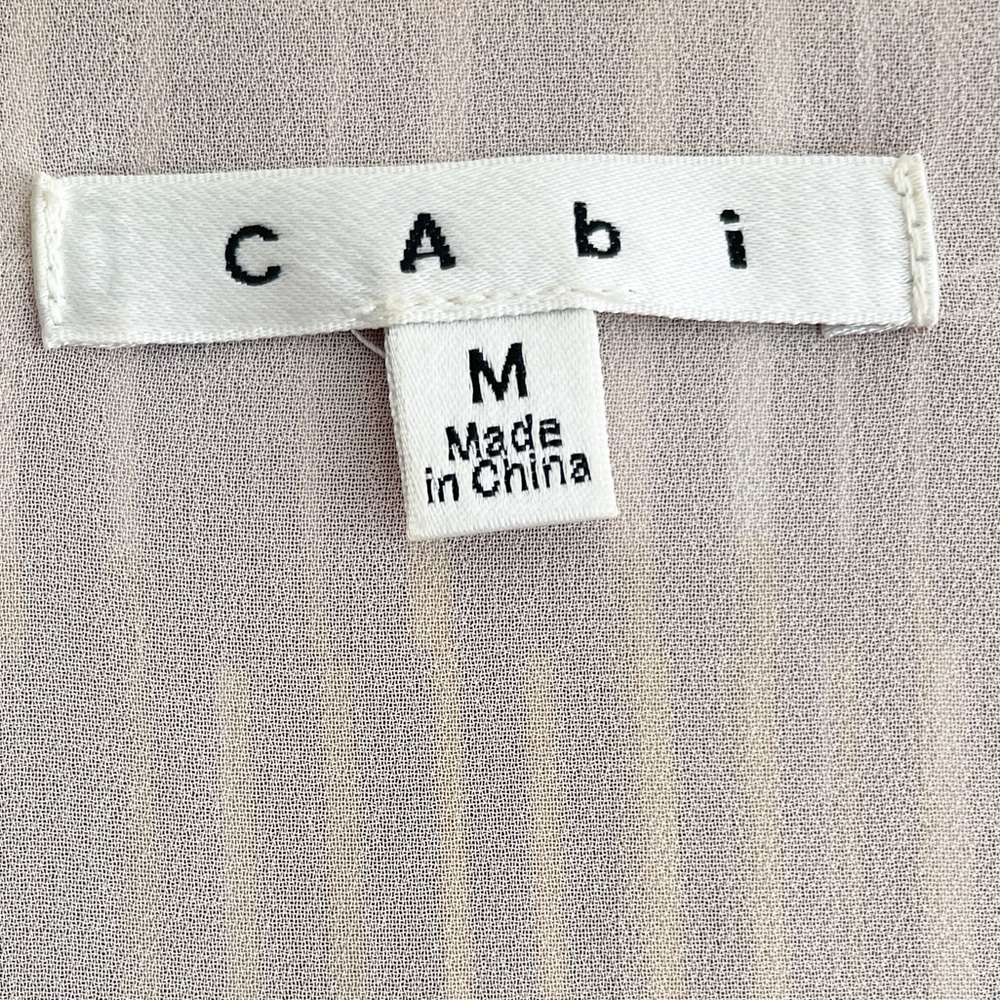 Cabi colorful rainbow stripe open cardigan topper festival boho artsy mod 70s M - Picture 3 of 10